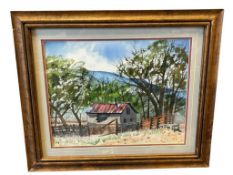 JAMES MALCOM EDMISTON SURGEON, MILITARIAN, AND LOCAL RENO, NV ARTIST ORIGINAL WATERCOLOR PAINTING