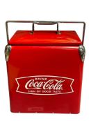 VINTAGE REPRODUCTION COCA-COLA SODA POP METAL COOLER
