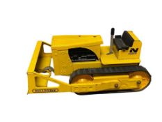 VINTAGE NYLINT PRESSED STEEL BULLDOZER WITH RUBBER TRACK