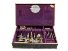 VINTAGE AND ANTIQUE SILVERPLATE FLATWARE AND UTENSILS VARIOUS PATTERNS AND MAKERS