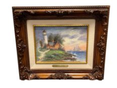 DENNIS PATRICK LEWMAN LIMITED EDITION PRINT ON CANVAS TITLED BREAKER POINT