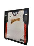 FRAMED THROWBACK ADDIDAS NBA GOLDEN STATE WARRIORS JERSEY