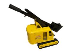 1960'S TONKA 2526 STEAM SHOVEL PRESSED STEEL VINTAGE CONSTRUCTION TOY