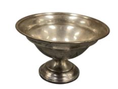 ANTIQUE STERLING SILVER FOOTED BOWL WITH 