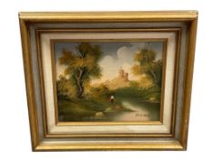 DELLA VALLE ORIGINAL OIL ON CANVAS PAINTING