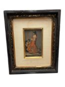 WILLEM VAN DEN BERG DUTCH ARTIST ORIGINAL OIL ON BOARD TITLED SPANISH DANCING GIRL