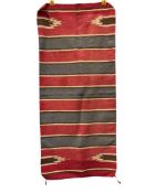 VINTAGE NATIVE AMERICAN RUG FEATURING STRIPED PATTERN