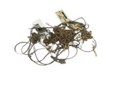 ASSORTED 10K, 14K, AND STERLING NECKLACES