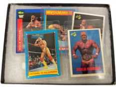 FIVE 1980'S ANND 1990'S HULK HOGAN WRESTLER SPORT CARDS