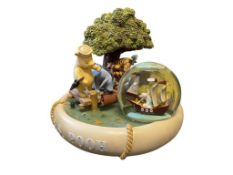 DISNEY WINNIE THE POOH U.S.S. POOH MUSIC FIGURAL SNOW BALL 