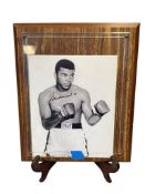 MUHAMMAD ALI CASSIUS CLAY JR. AUTOGRPAHED 8