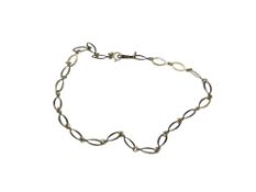 10K YELLOW GOLD TURKISH MADE LINK BRACELET / ANKLET