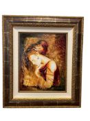 ALEXNDRU DARIDA ROMANIAN SOCIAL ACTIVIST ARTIST LIMITED EDITION PRINT ON CANVAS THOUGHTS OF AN AN...