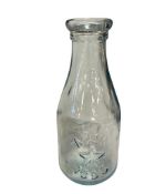 CORN FLOWER BLUE GLASS MILK 1890 EMBOSSED COMMEMORATIVE 2-GALLON MILK BOTTLE