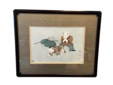 HASEGAWA SADANOBU III JAPANESE WOODBLOCK ART ON PAPER UKIYO-E ART