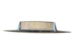 CIRCA 1950'S 1960'S CROSLEY SHELVADOR CHROME REFRIGERATOR EMBLEM, MID-CENTURY