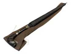 CONCORD SCOUT DOG FIGURAL HANDLED UMBRELLA / CANE MADE IN ITALY NEW