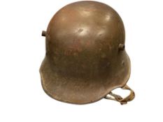 WWI GERMAN STHLELM METAL MILITARY HELMET