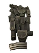 ASSORTED NYLON TACTICAL POUCHES MOSTLY HERO'S PRIDE BRAND AND BUSHAMSTER .223/5.56 MAGAZINE