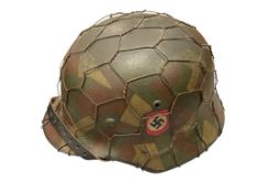 REPRODUCTION WWII M40 GERMAN METAL MILITARY HELMET SS