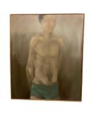 S. HARVEY MID-20TH CENTURY IMPRESSIONISTS TORSO OIL PAINTING ON CANVAS