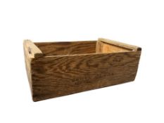 VINTAGE PRATT-LOW WOODEN CRATE