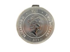 2011 FIJI TAKU ELIZABRETH III .999 FINE SILVER COIN
