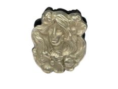 VINTAGE STERLING SILVER ART NOUVEAU BROOCH