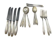 ANTIQUE INTERNATIONAL PRELUDE PATTERN STERLING SILVER FLATWARE