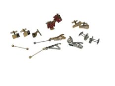 ASSORTED MEN'S CUFF LINKS AND TIE-BARS