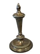 WW2 BRITISH S.S. OCEAN VENTURE EMERGENCY MERCHANT VESSEL ENGRAVED CANDLE STICK HOLDER