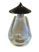 SIGNED MURANO ART GLASS MODERNIST ASIAN SITTING SCULPTURE IRIDESCENT HUE