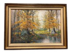ROBERT WILIAM WOOD ENGLISH BORN - AMERICAN LANDSAPE ARTIST ORIGINAL OIL ON CANVAS PAINTING