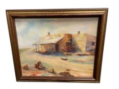 AMY DAVIS ORIGINAL OIL ON CANVAS WESTERN LANDSCAPE PAINTING