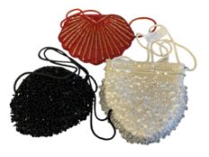 THREE 1980'S WOMEN' FASHION EVENING BAGS ONE MADE BY JAFRA AND KATE LANDRY