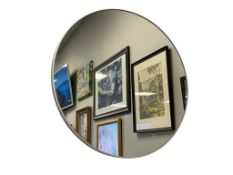 NEW OPEN BOX ROUND INFINITY MIRROR WITH SILVER EDGE