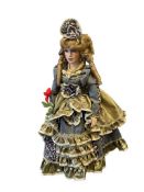 CAMELOT DOLLS HAND CRAFTED PORCELAIN DOLL MONIQUE LIMITED EDITION OF 10,000