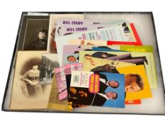 ANTIQUE STUDIO PORTRAIT CARDS AND VINTAGE NEVADA CASINO CELEBRITY POSTCARDS