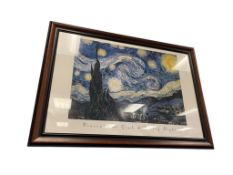 VINCENT VAN GOGH DUTCH POST IMPRESSIONISTS STARRY NIGHT NEWLINS MILL GALLERY POSTER PRINT