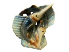 MID-CENTURY MODERN SAILFISH CERAMIC SCULPTURE CUBA SOUVENIR