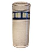 MID-CENTURY MODERN BITOSI FOR ROSENTHAL NETTER GEOMETRI DESIGN CYLINDRICAL VASE