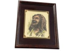 JESUS LAUGHING JOYFUL PORTRYAL OF JESUS LAUGHING CIRCA 1970'S