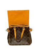 AUTHENTIC LOUIS VUITTON POPINCOURT MONOGRAM TOTE BROWN TOTE BAG