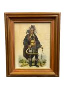 OKEE-MAAKEE-QUID PROMINENT CHIPPEWA CHIEF PRINT BY THOMAS MCKENNY AND JAMES HALL