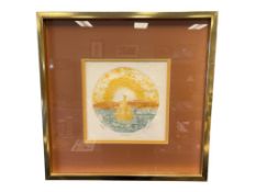 M/ ISAACS LIMITED EDITION EMBOSSED PRINT TITLED SET SAIL NO. 12/300