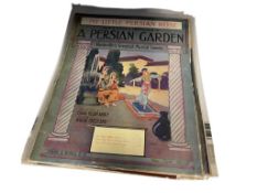ANTIQUE AND VINTAGE COLLECTION OF 19 INDIVIDUAL SHEET MUSIC SAMPLES