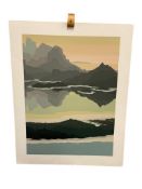JERRY SCHURR AMERICAN ARTIST LIMITED EDITION SERIGRAPH TITLED BORA BORA