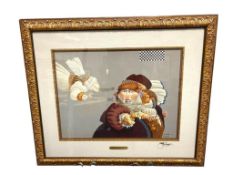 JAMES C. CHRISTENSEN CALIFORNIA BORN ARTIST LIMITED EDITION PRINT TITLED VISITATION, PREOCCUPATION