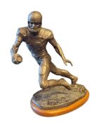 TOM HOLLAND LIMITED EDITION GALE SAYERS FOOTBALL NFL SPORT BRONZE SCULPTURE