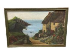 EARLY 20TH CENTURY OIL ON CANVAS EUROPEAN PAINTING